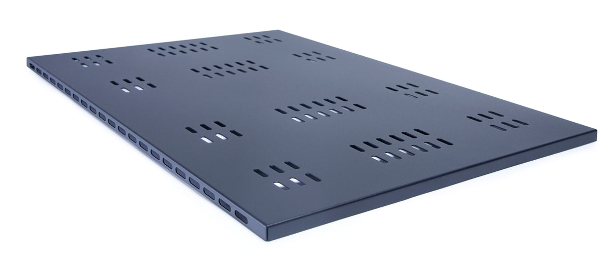 Prism 450mm PI Fixed Shelf (Black Only) — official manufacturer accessory image; range illustration.