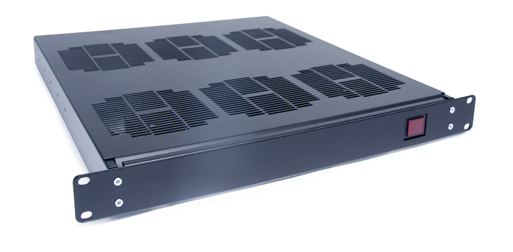 Prism 4 Way PI Rack Mount Fan Tray (Black Only) — official manufacturer accessory image; range illustration.