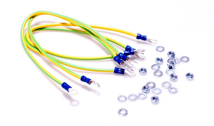 Prism Earth Bonding Kit for PI Cabinets — official manufacturer accessory image; range illustration.