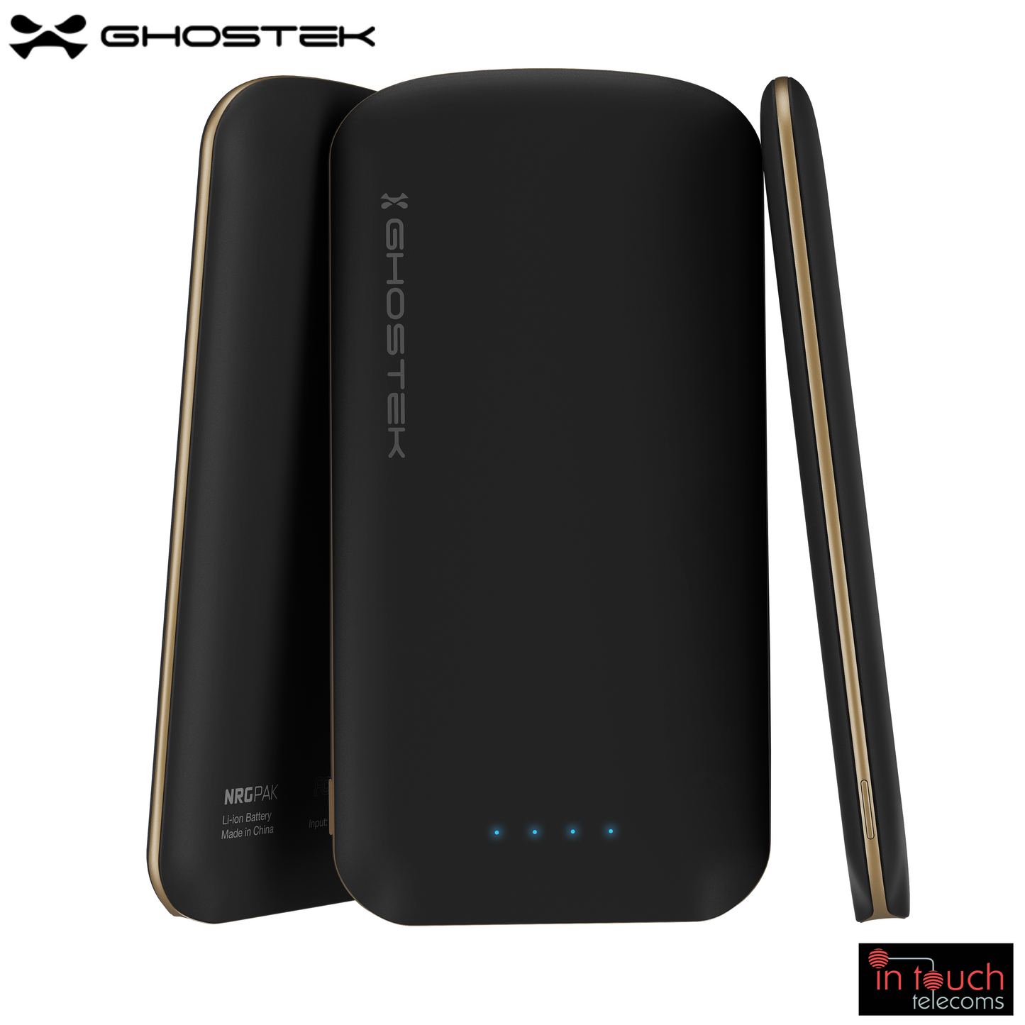Ghostek NRGpak+ Fast Charge Power Bank | Dual Output 10000mAh