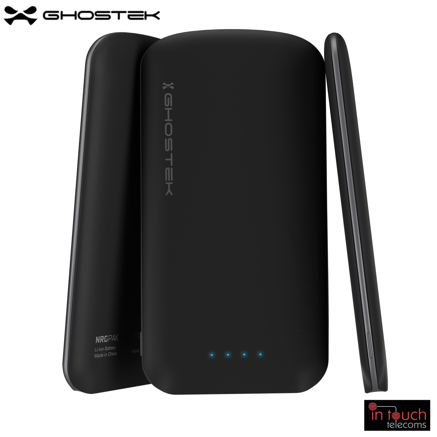 Ghostek NRGpak+ Fast Charge Power Bank | Dual Output 10000mAh