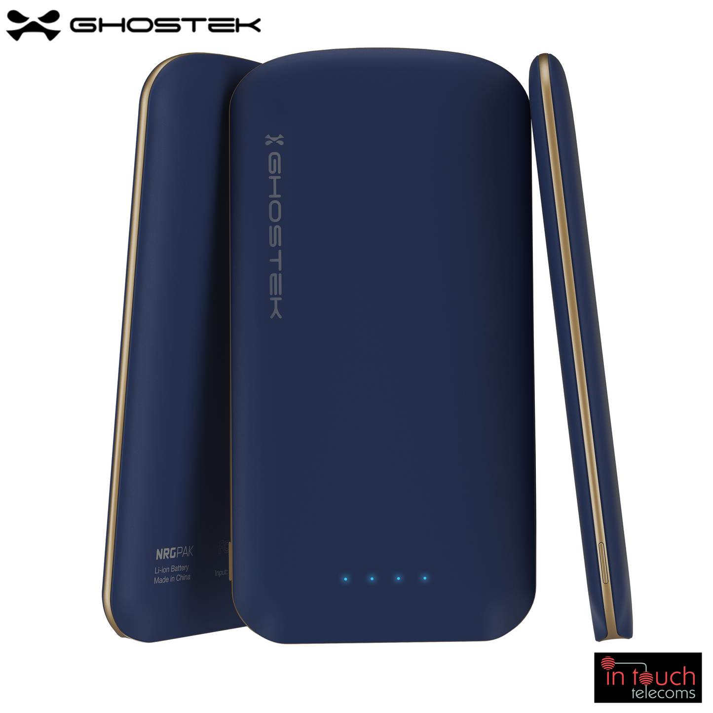Ghostek NRGpak+ Fast Charge Power Bank | Dual Output 10000mAh