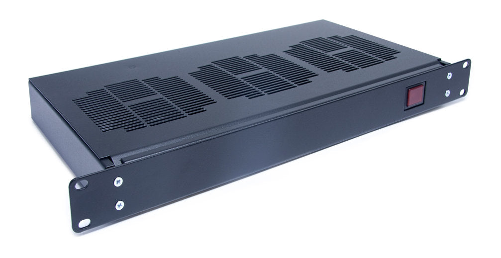 Prism PI Rack Mount Fan Tray - Black | 2, 3, 4, 6-way
