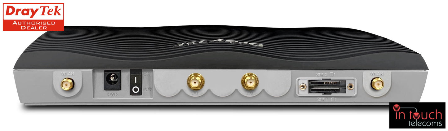 DrayTek Vigor 2927Lac | Dual Ethernet Gigabit WAN Wi-Fi with 4G (cellular) dual-SIM slots