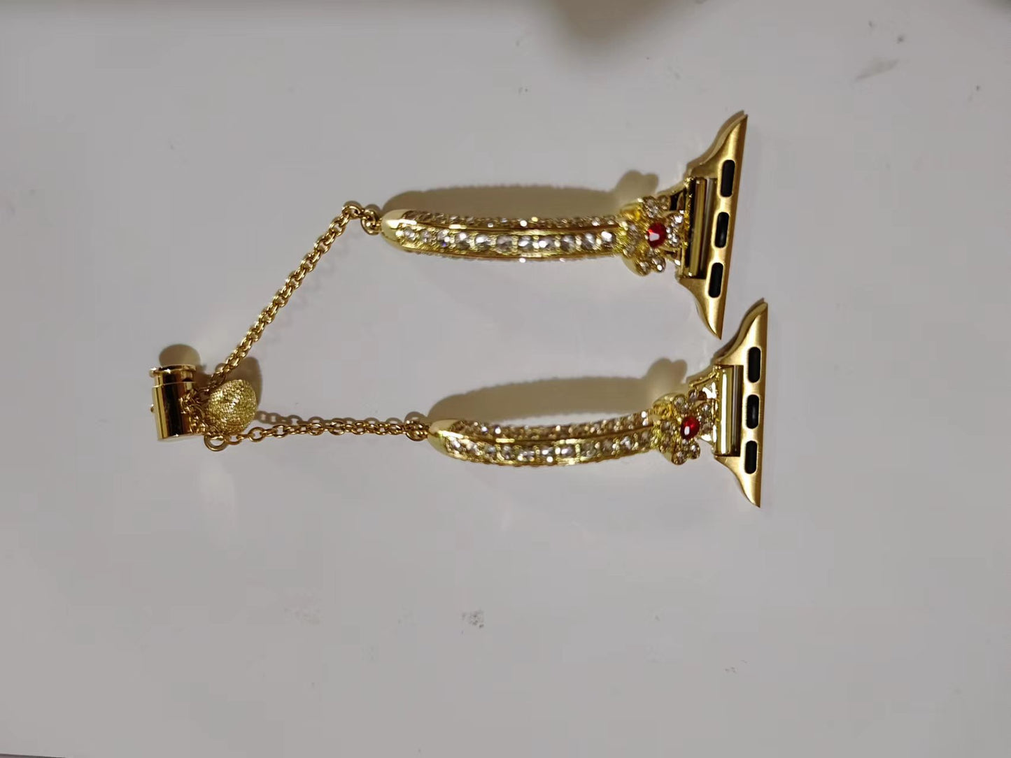 Clover Diamond Alloy Watch Bracelet | Compatible with Apple Watch 38mm to 45mm