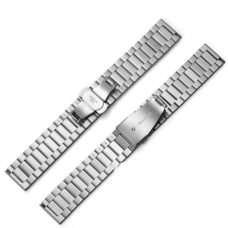 Steel 4 Beads Solid Metal Strap | Compatible with Apple Watch 38mm to 42mm