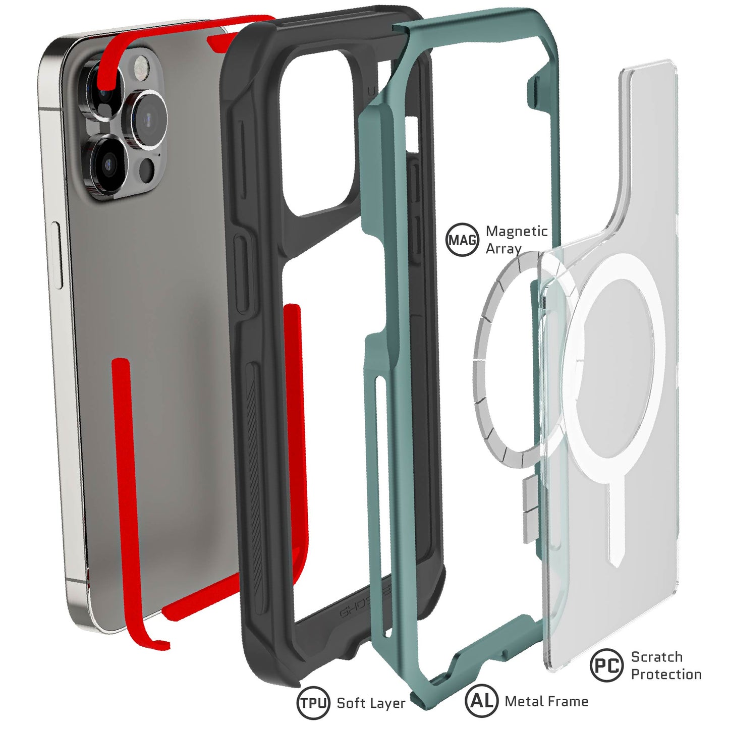 Ghostek Atomic Slim 4 Case for iPhone 14 Range | Military Grade