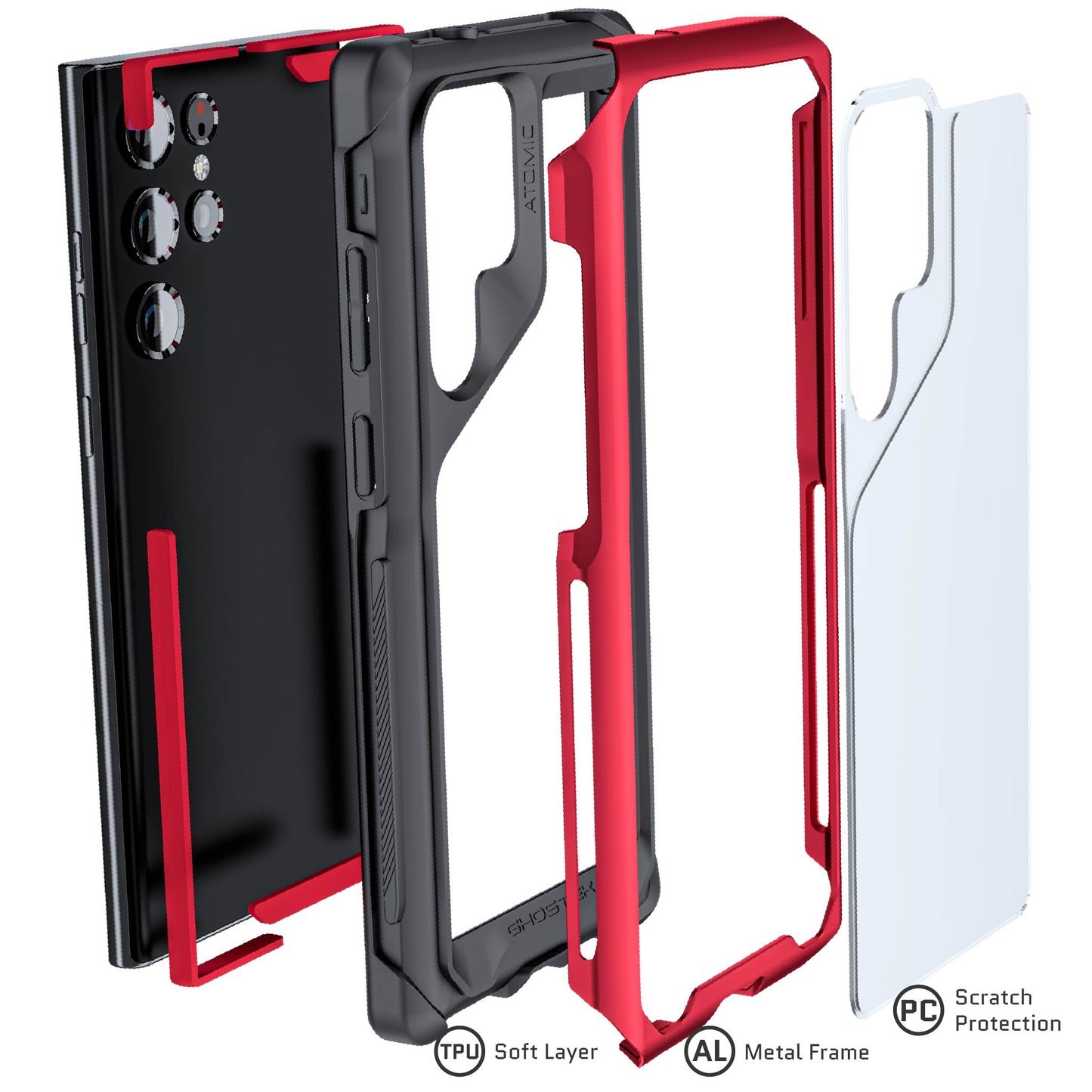 Ghostek Atomic Slim 4 Case for Samsung Galaxy S22 | Military Grade (MagSafe)