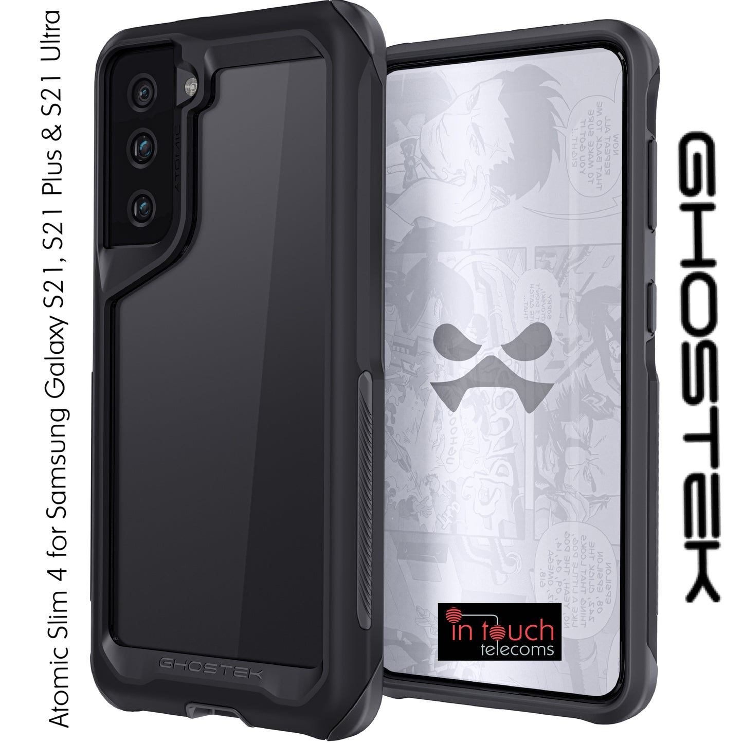 Ghostek Atomic Slim 4 Case for Samsung Galaxy S21 | Military Grade