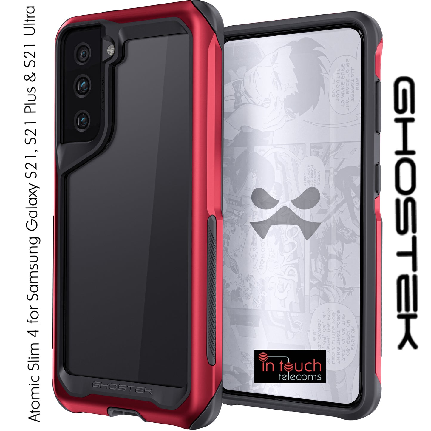 Ghostek Atomic Slim 4 Case for Samsung Galaxy S21 | Military Grade