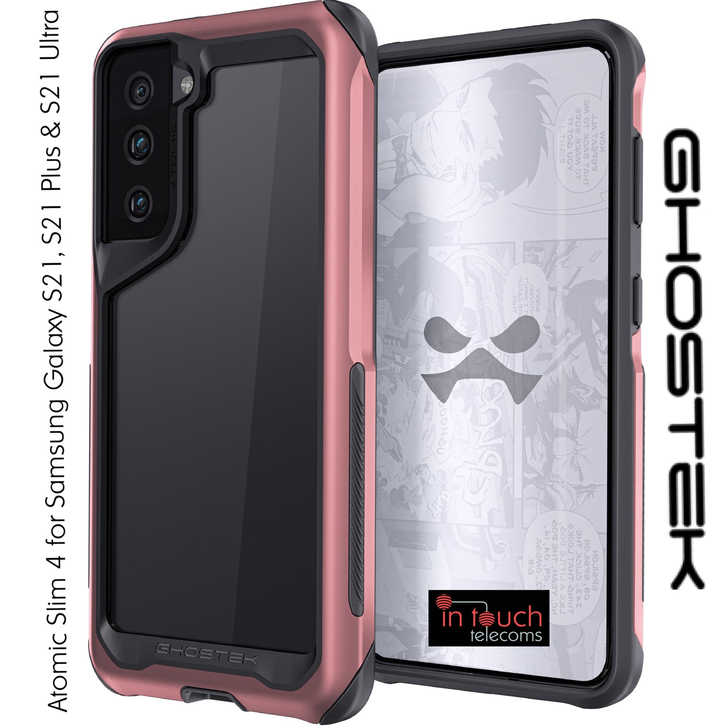 Ghostek Atomic Slim 4 Case for Samsung Galaxy S21 | Military Grade
