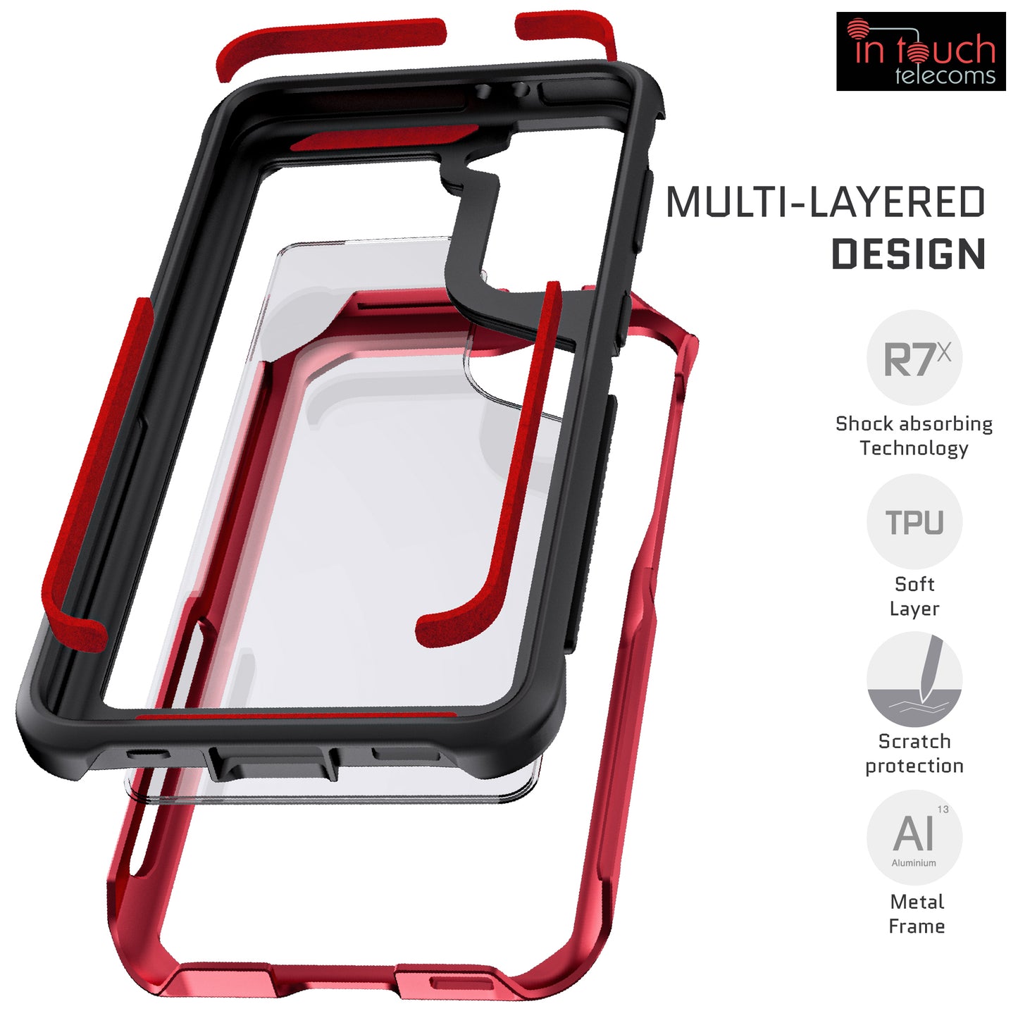Ghostek Atomic Slim 4 Case for Samsung Galaxy S21 Ultra (5G) | Military Grade