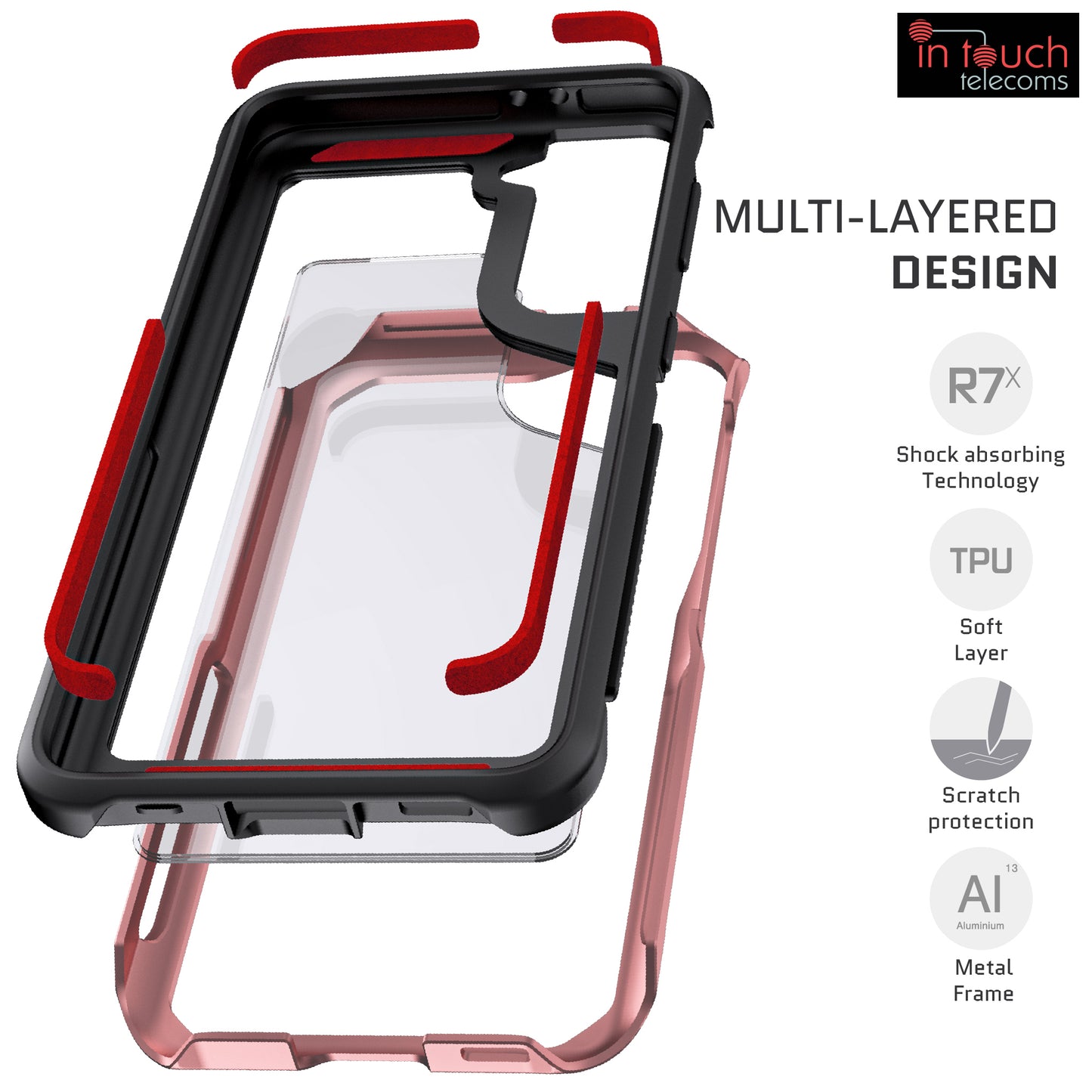 Ghostek Atomic Slim 4 Case for Samsung Galaxy S21 | Military Grade