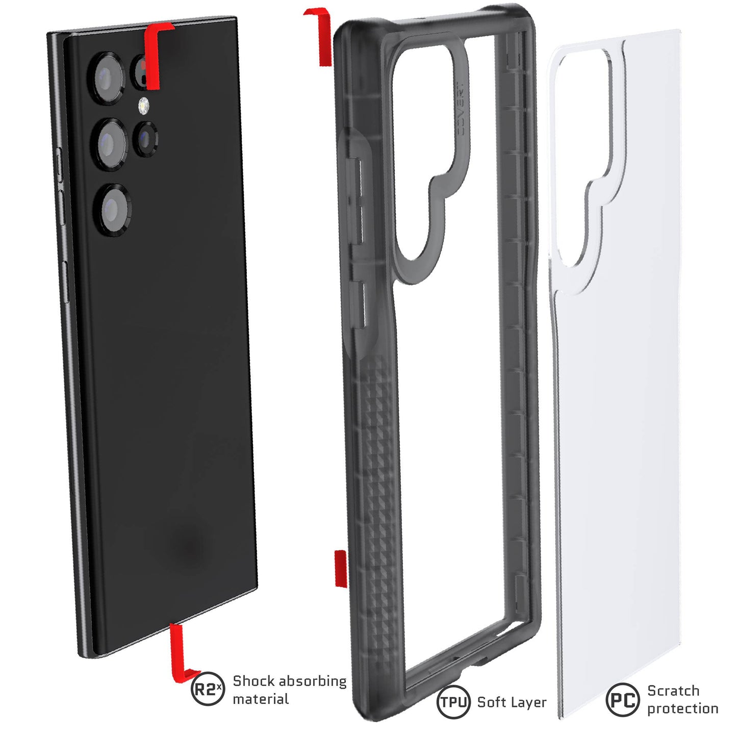 Ghostek Covert 6 Case for Samsung Galaxy S22 Range | Military Grade