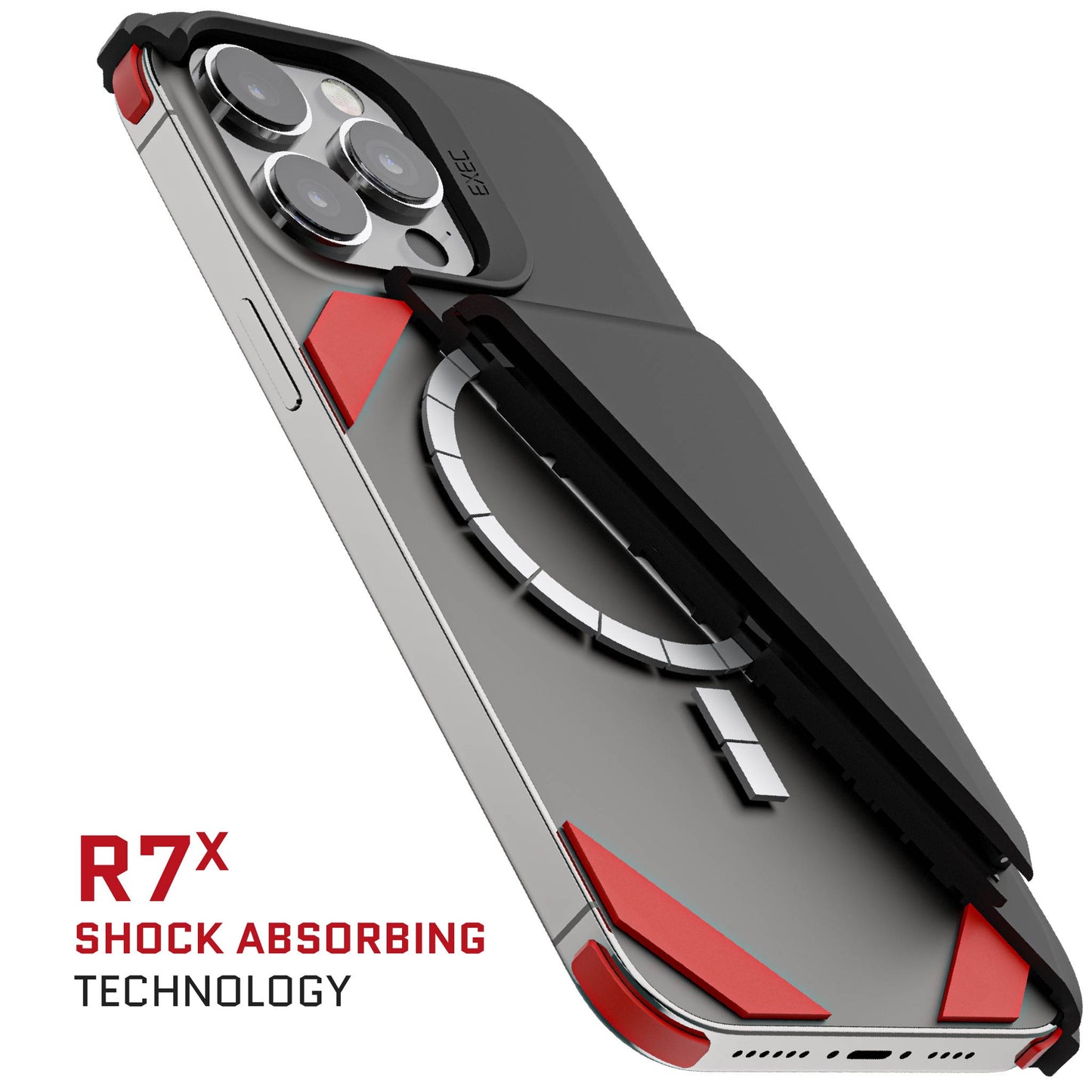 Ghostek Exec 6 Case for iPhone 14 Range | Military Grade | Black
