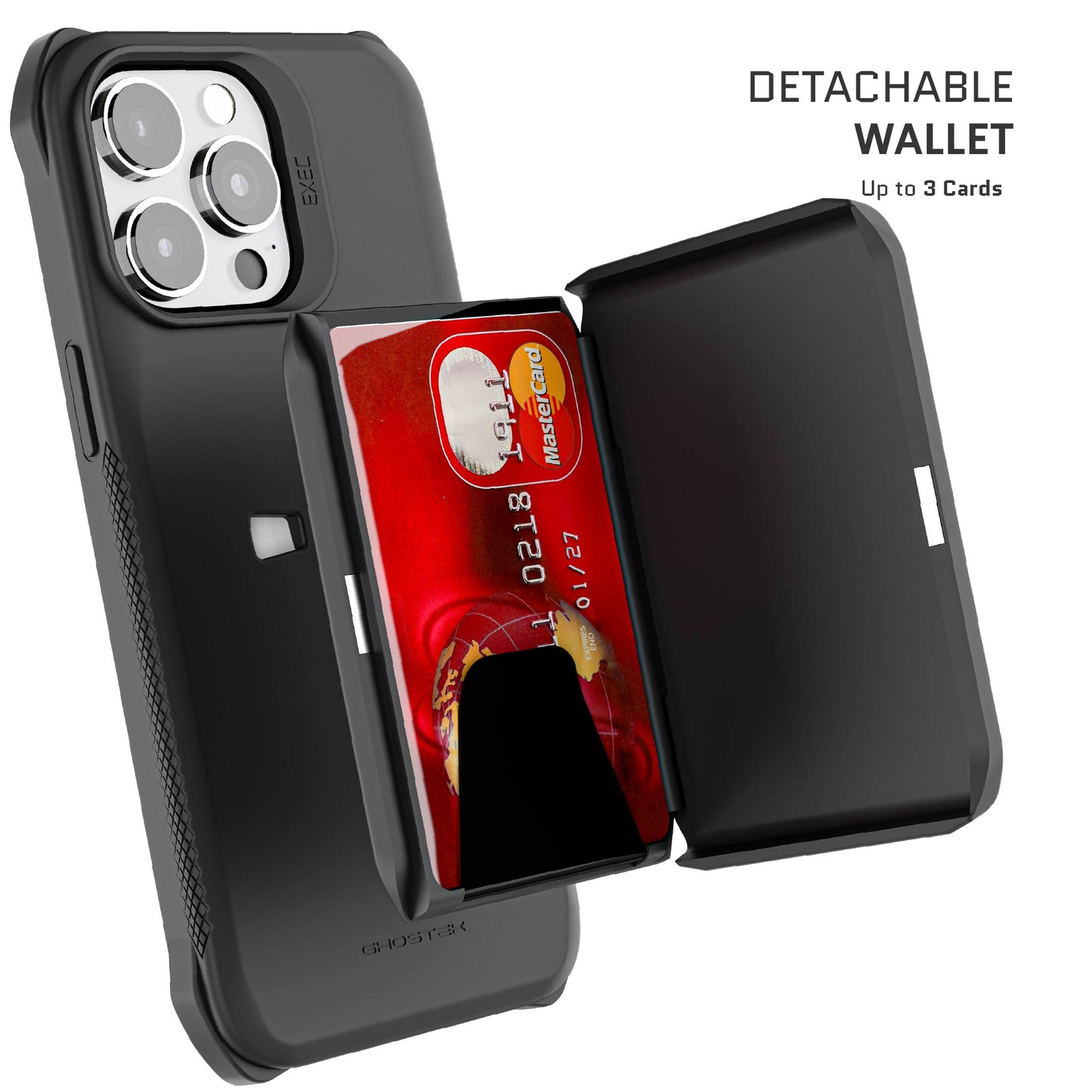 Ghostek Exec 6 Case for iPhone 14 Range | Military Grade | Black