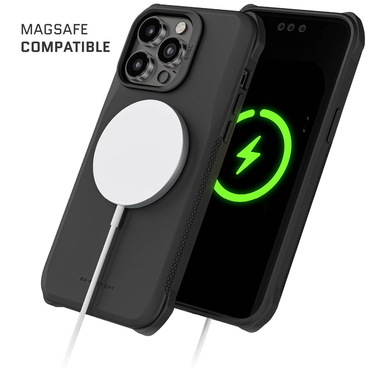 Ghostek Exec 6 Case for iPhone 14 Range | Military Grade | Black