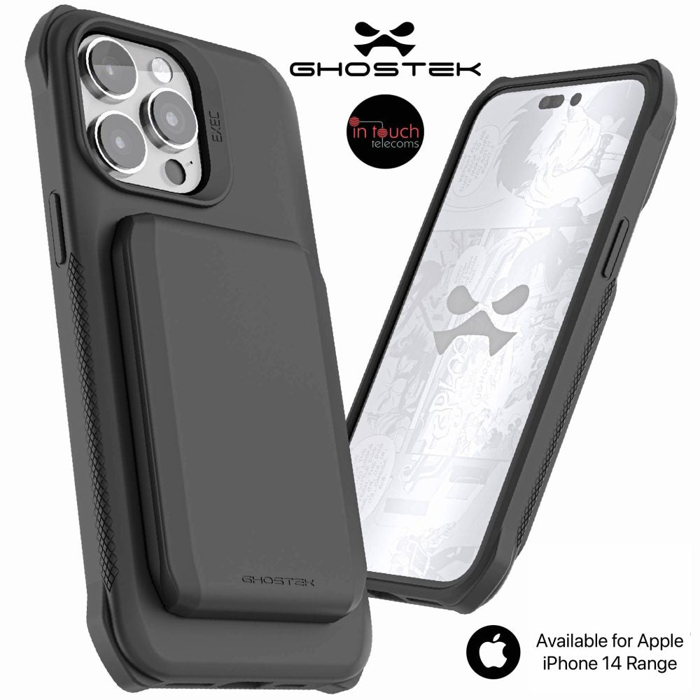 Ghostek Exec 6 Case for iPhone 14 Range | Military Grade | Black