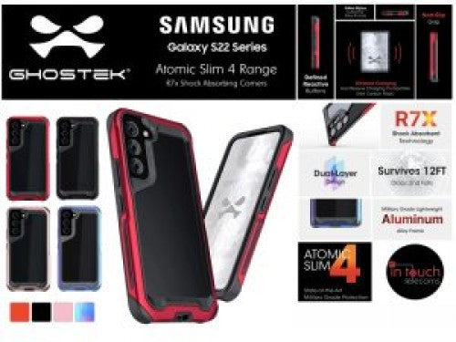 Ghostek Atomic Slim 4 Case for Samsung Galaxy S22 | Military Grade (MagSafe)