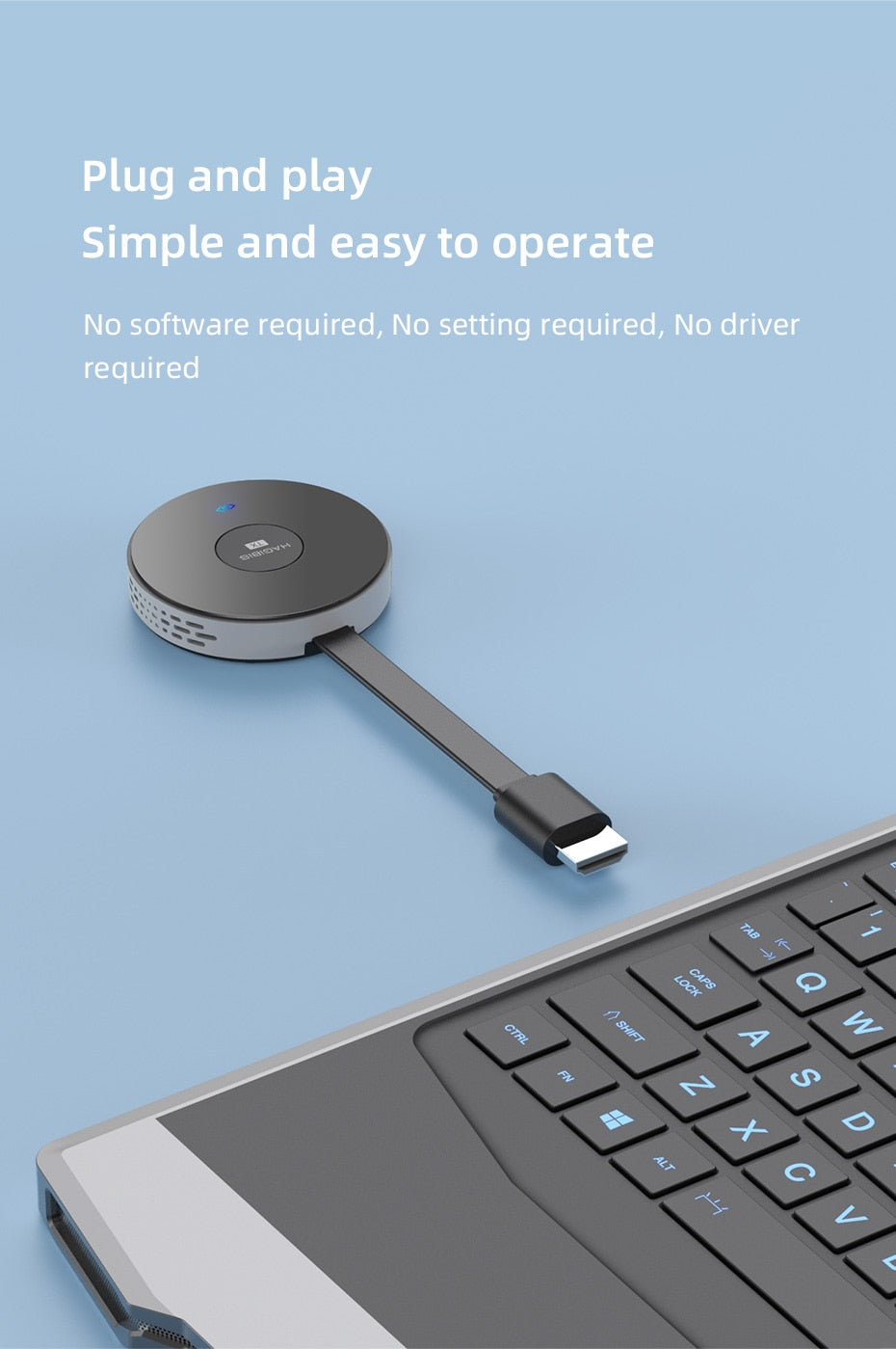 HDMI/VGA Display Dongle Adapter | Wireless Transmitter & Receiver