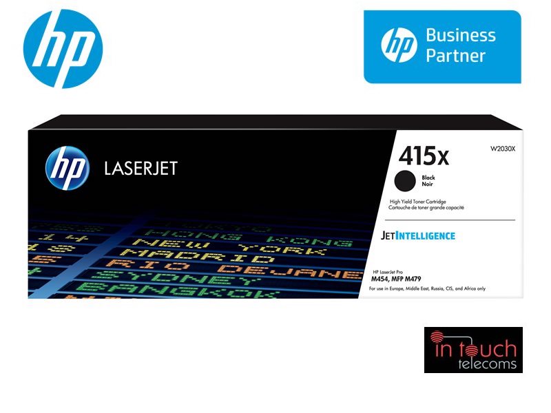 HP 415X High Yield LaserJet Toner Cartridge | Black (W2030X)