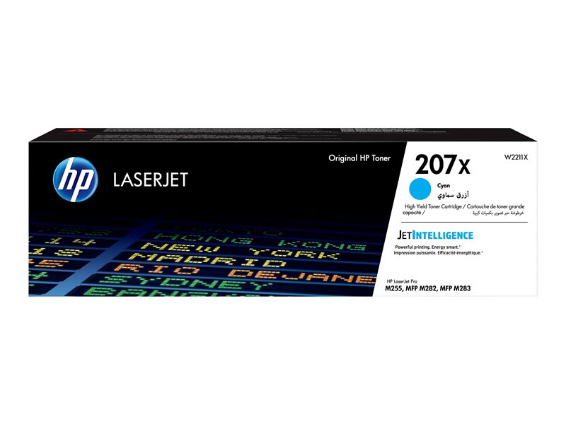 HP 207X High Yield LaserJet Toner Cartridge | B/C/M/Y