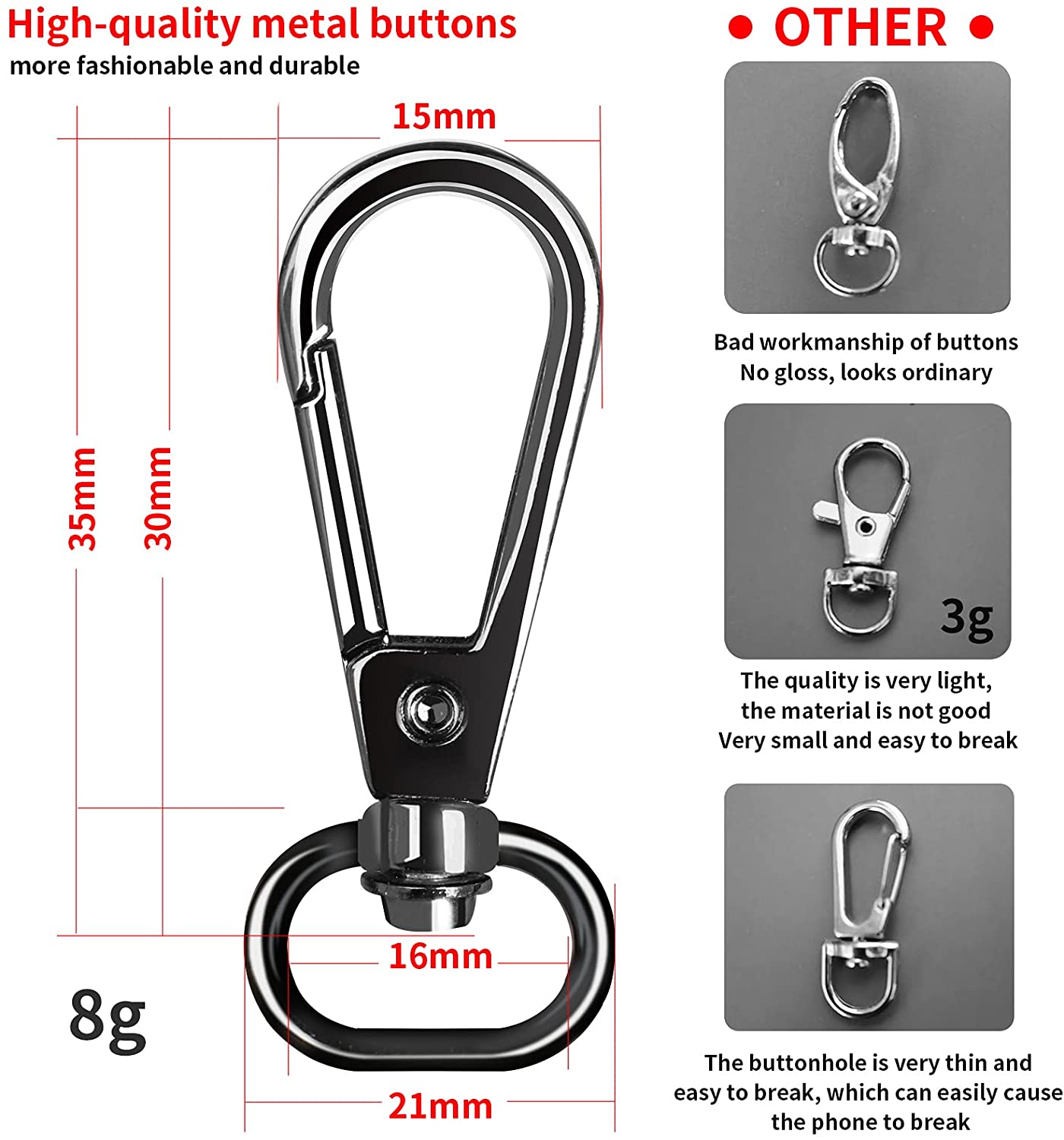 Crossbody Phone Lanyard Patch Neck Strap Lanyard with Detachable Neckstrap