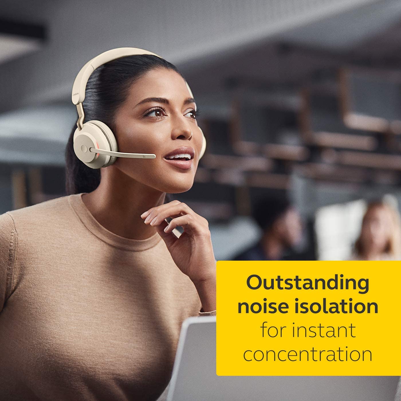 Jabra Evolve2 65 Wireless PC Headset USB-A Bluetooth | Microsoft Teams Certified