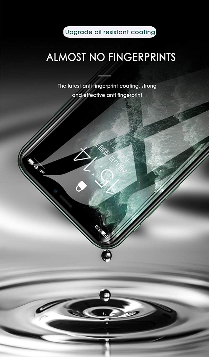 M8 Gadgets Tempered Glass for iPhone | Premium 5D Black