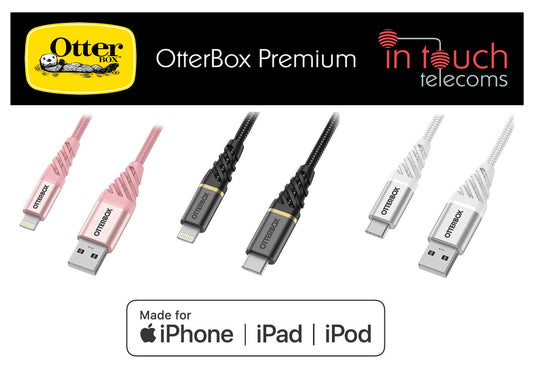 OtterBox MFi Premium Lightning 1m Cable | For iPhone, iPad, iPod