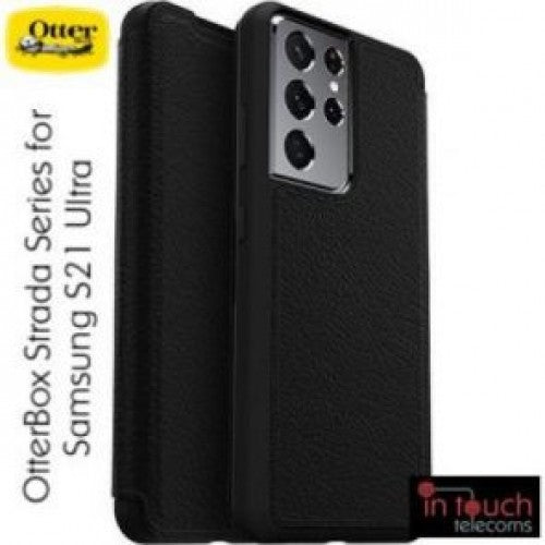 OtterBox Strada Series for Samsung Galaxy S21 Ultra 5G | Shadow Black