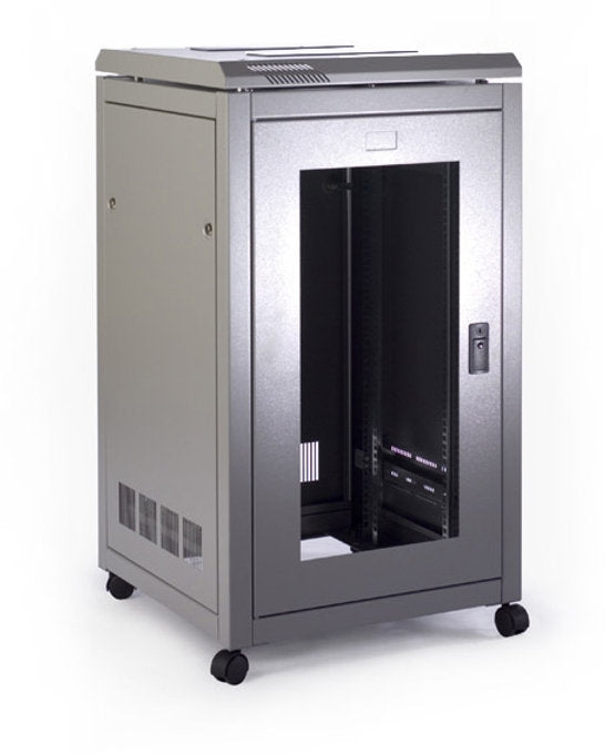 Prism 18U 600mm x 800mm PI Data Cabinet - Black/Grey | CAB1868