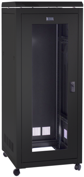 Prism 27U 600mm x 800mm PI Data Cabinet - Black/Grey | CAB2768