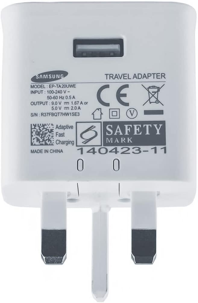 Samsung 2A UK Mains Fast Charging Adapter | EP-TA20UWE