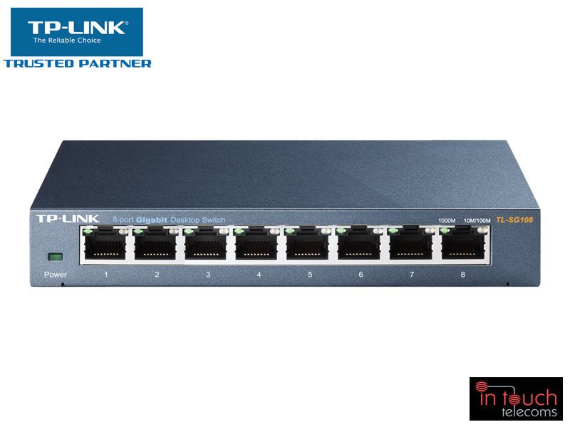 TP-LINK 8-Port Gigabit Unmanaged Desktop Switch | TL-SG108