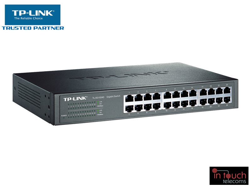 TP-LINK 24-Port Gigabit Unmanaged Desktop/Rackmount Switch | TL-SG1024D