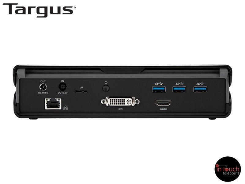Targus Universal USB-A 3.0 DV Docking Station with Power | PC, Mac, Android