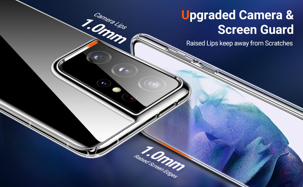 TORRAS Crystal Clear Samsung Galaxy S21, S21+, S21 Ultra | Military Grade