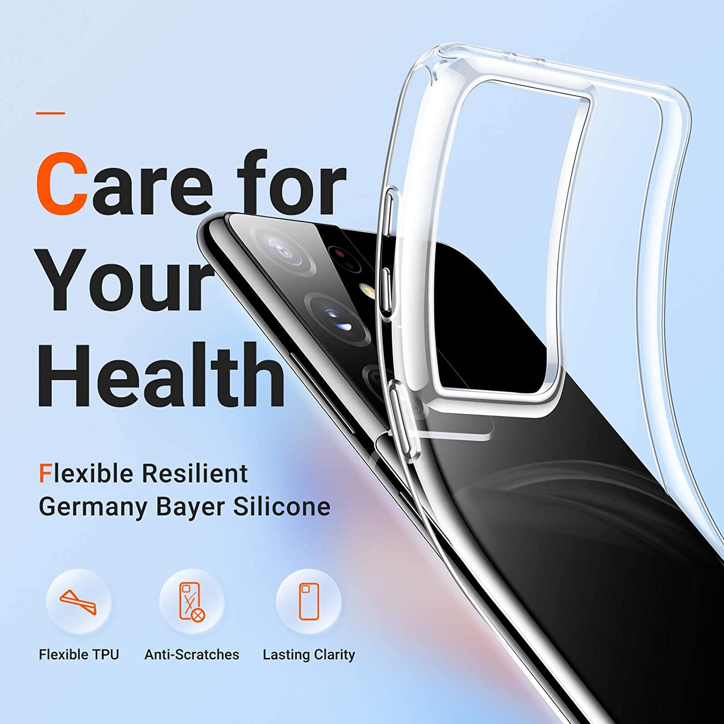 TORRAS Crystal Clear Samsung Galaxy S21, S21+, S21 Ultra | Military Grade