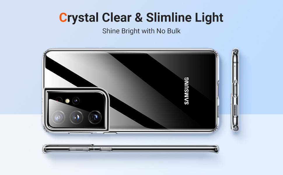 TORRAS Crystal Clear Samsung Galaxy S21, S21+, S21 Ultra | Military Grade