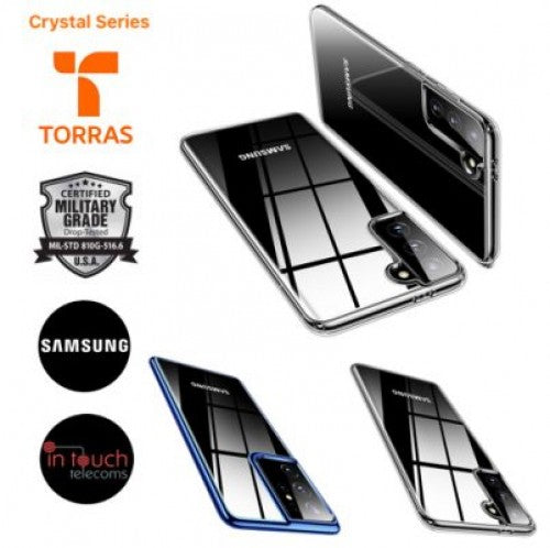 TORRAS Crystal Clear Samsung Galaxy S21, S21+, S21 Ultra | Military Grade