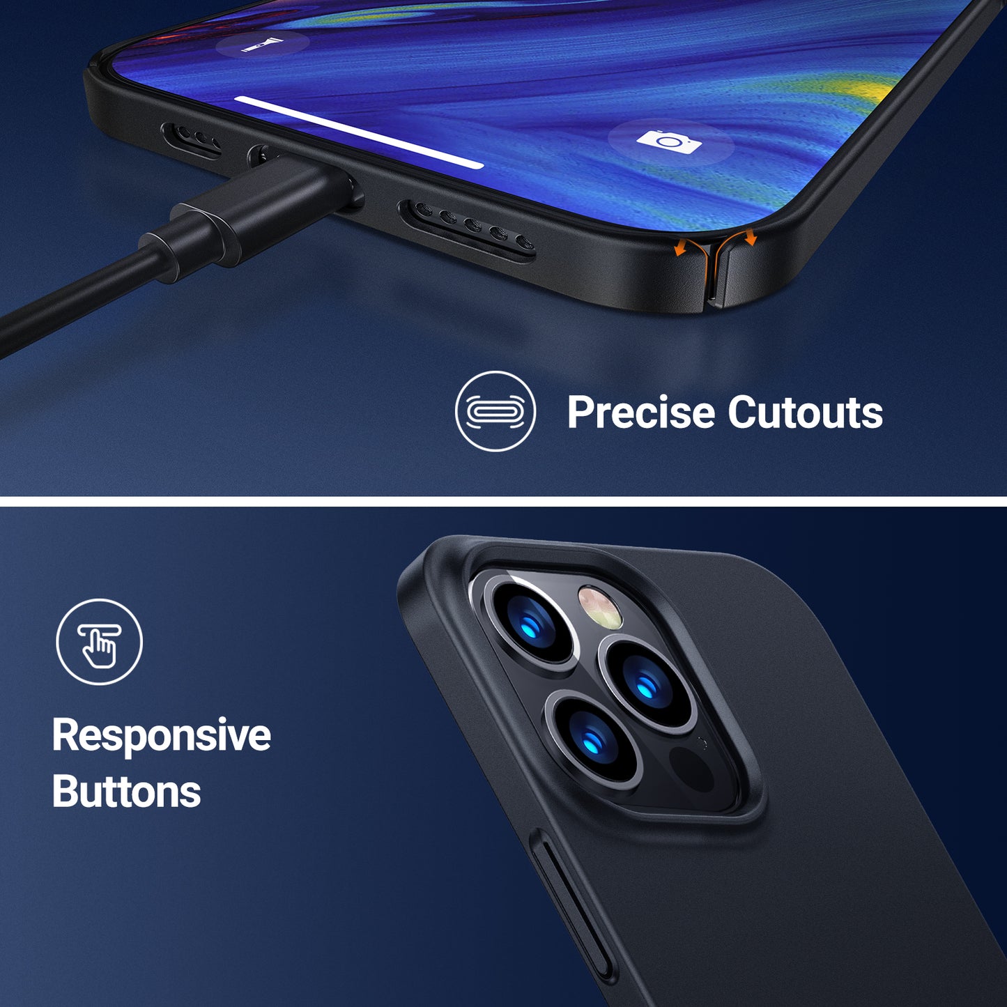 TORRAS Decency for iPhone 13 | Military Grade Shockproof
