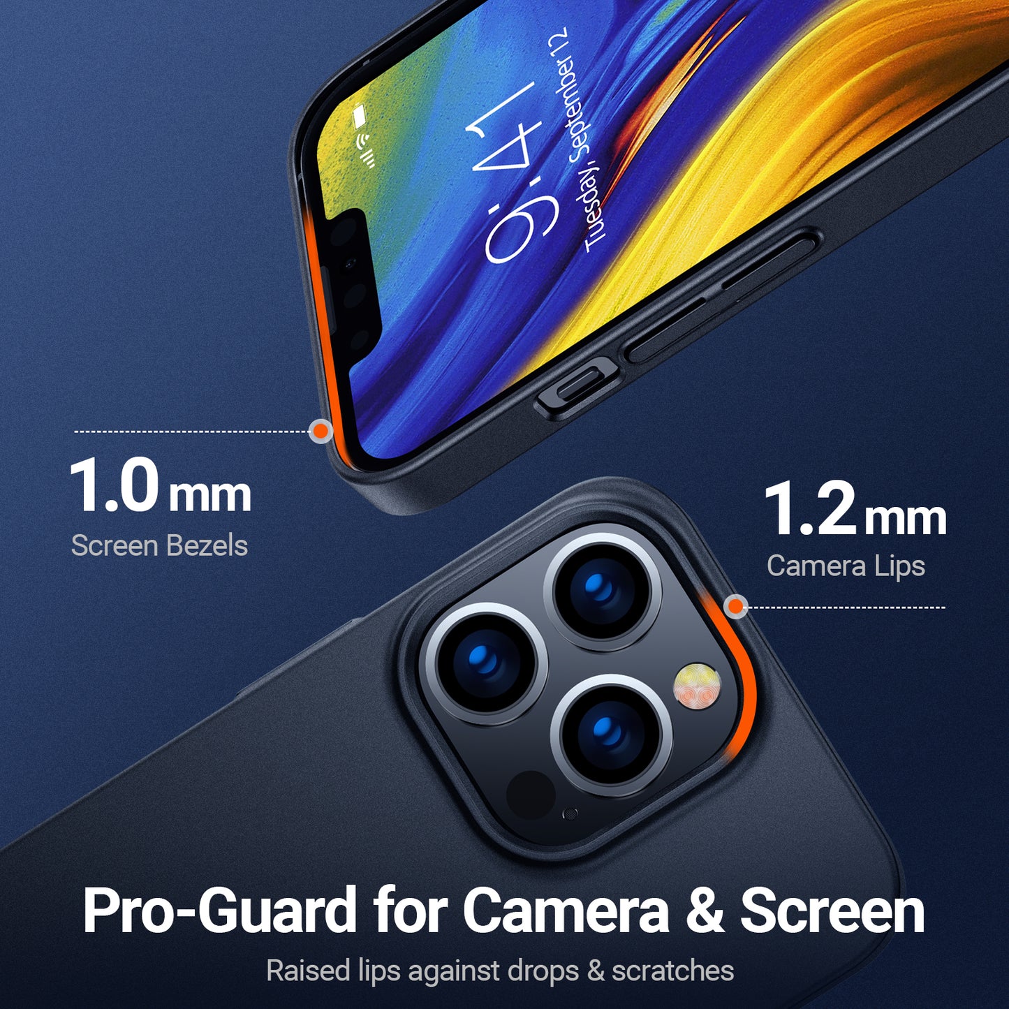 TORRAS Decency for iPhone 13 | Military Grade Shockproof