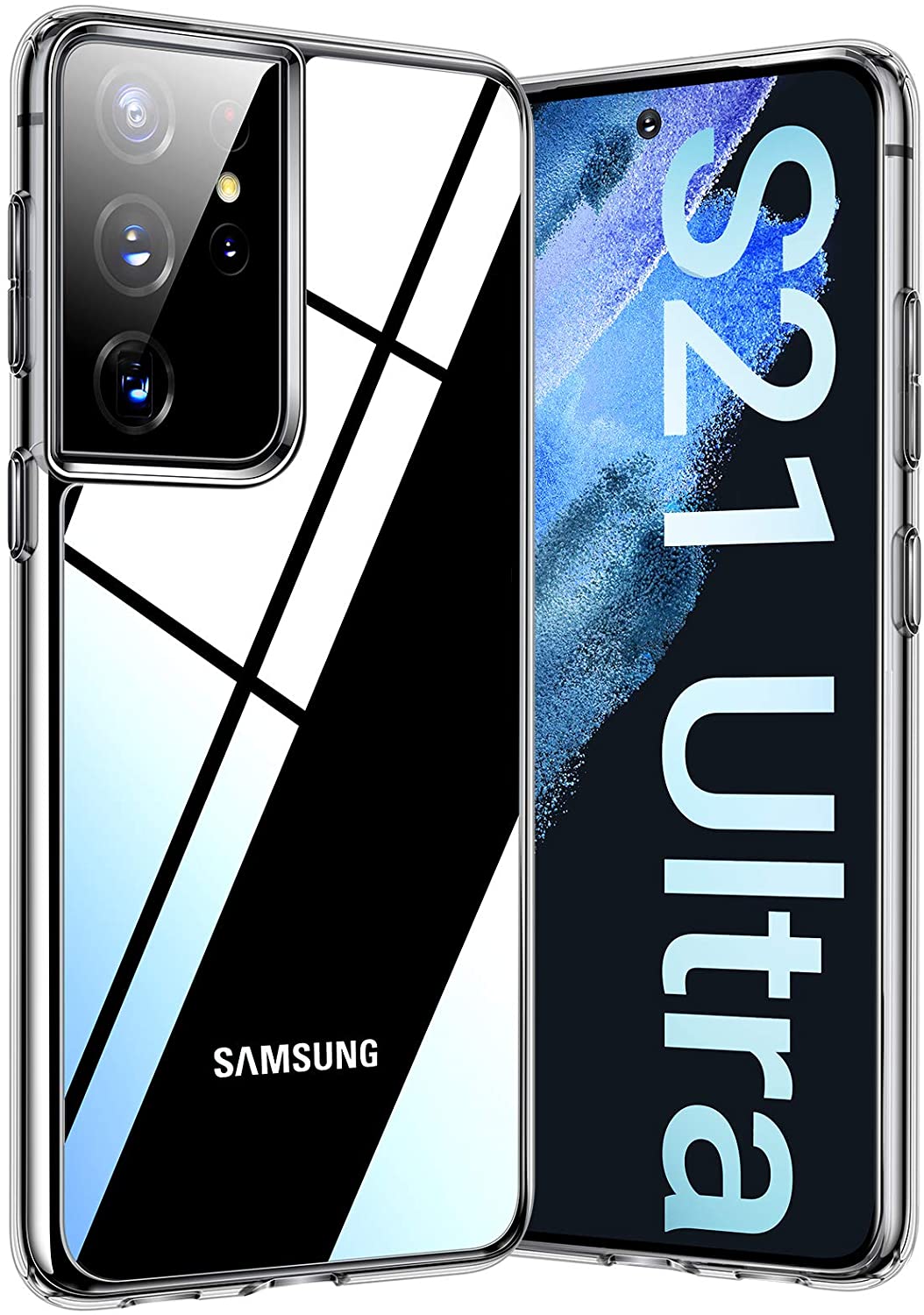 TORRAS Diamond Clear for Samsung Galaxy S21, S21+, S21 Ultra | Military Grade