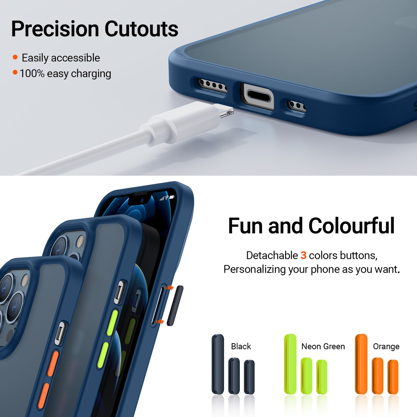 TORRAS Guardian for iPhone 13 | Military Grade Shockproof