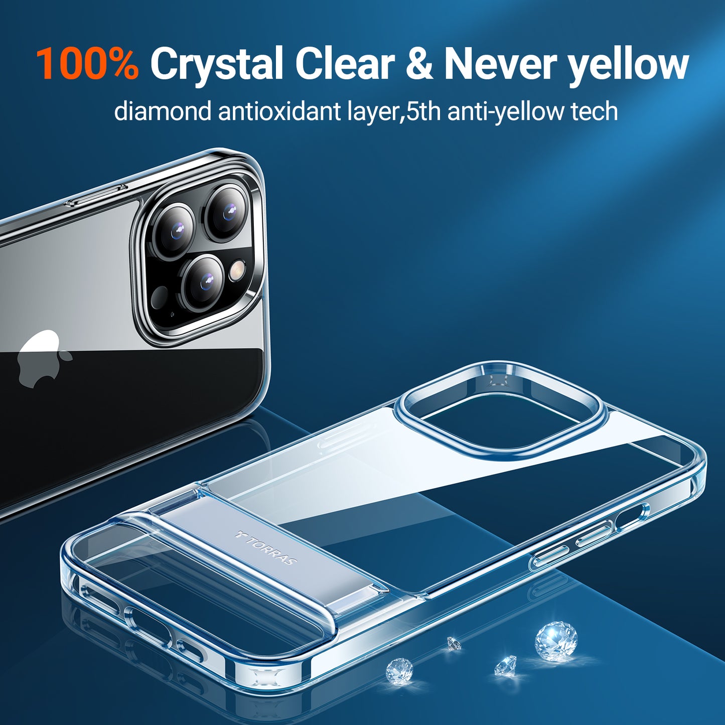 TORRAS MoonClimber for iPhone 13 | Military Grade Armor-Level Shockproof
