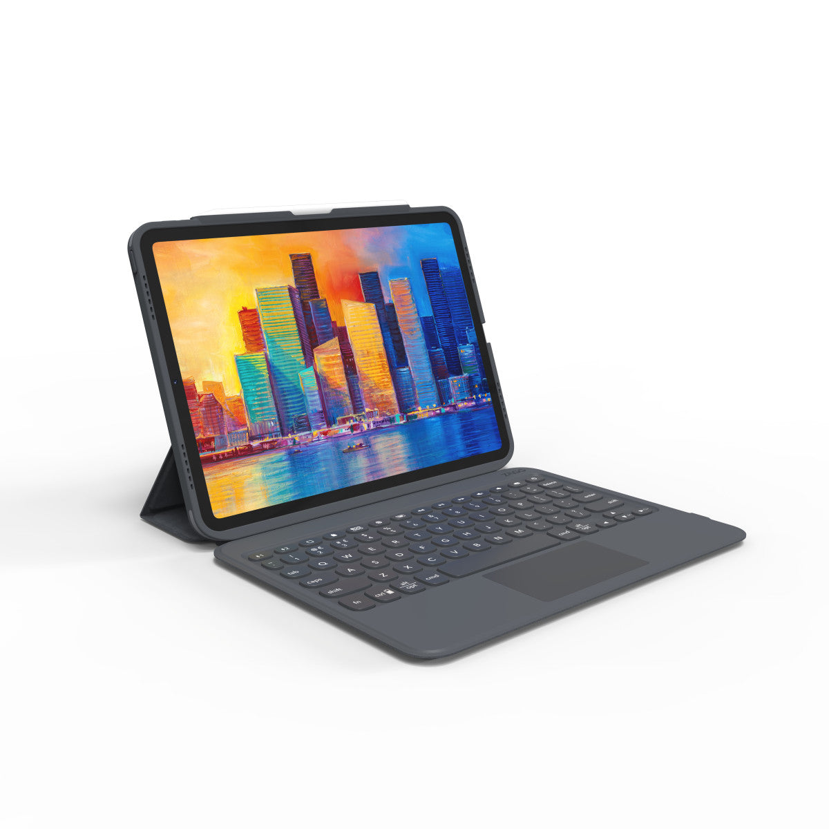 ZAGG Keyboard Pro Keys with Trackpad-Apple-iPad 10.2-Black/Gray-UK