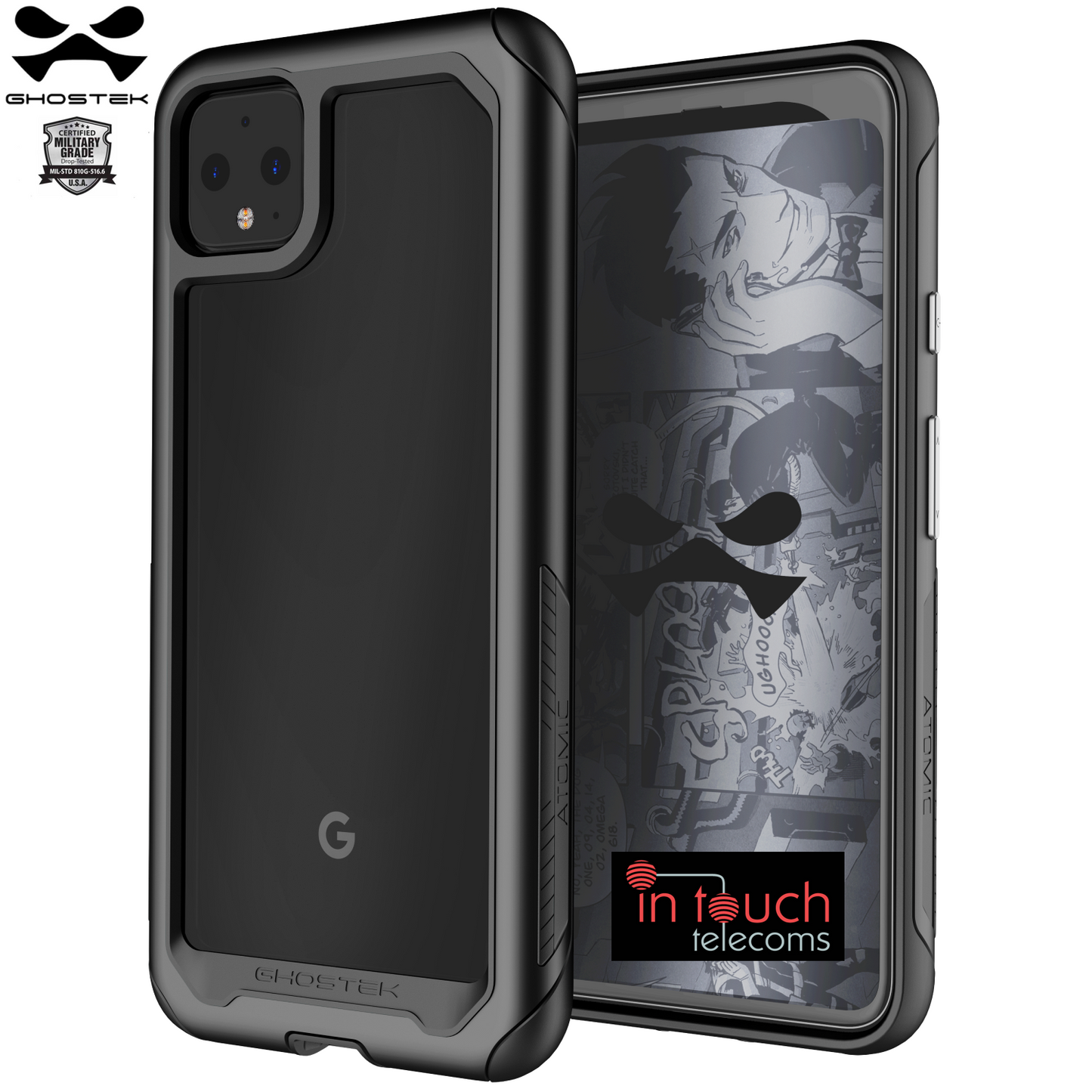 Ghostek Atomic Slim 3 Case for Google Pixel 4XL | Military Drop Tested