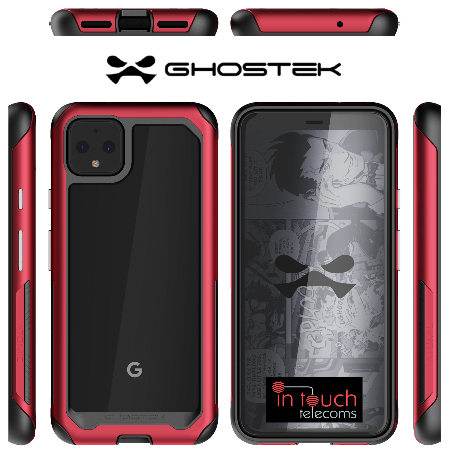 Ghostek Atomic Slim 3 Case for Google Pixel 4XL | Military Drop Tested