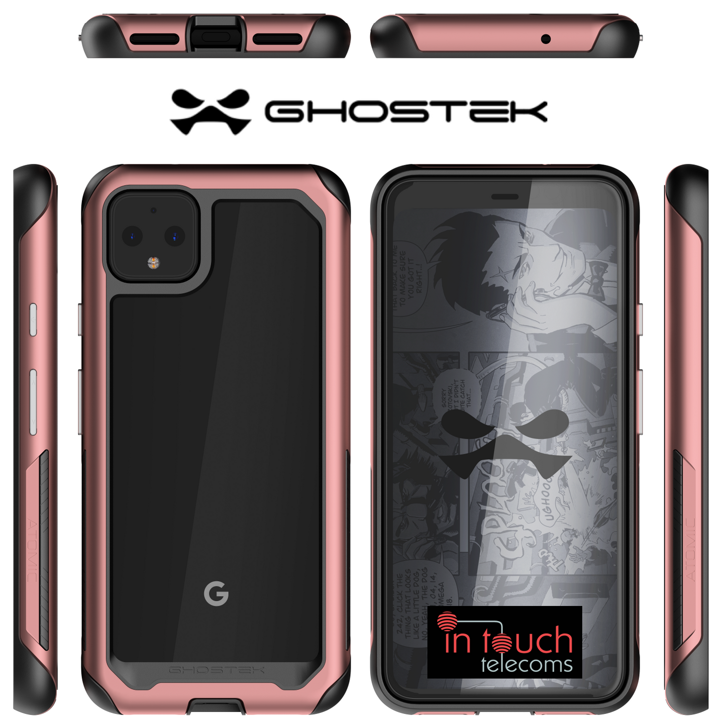 Ghostek Atomic Slim 3 Case for Google Pixel 4XL | Military Drop Tested